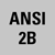 Tolérance ANSI 2B